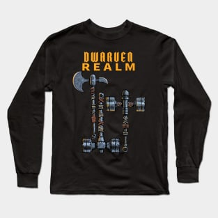 Dwarven Realm. Long Sleeve T-Shirt